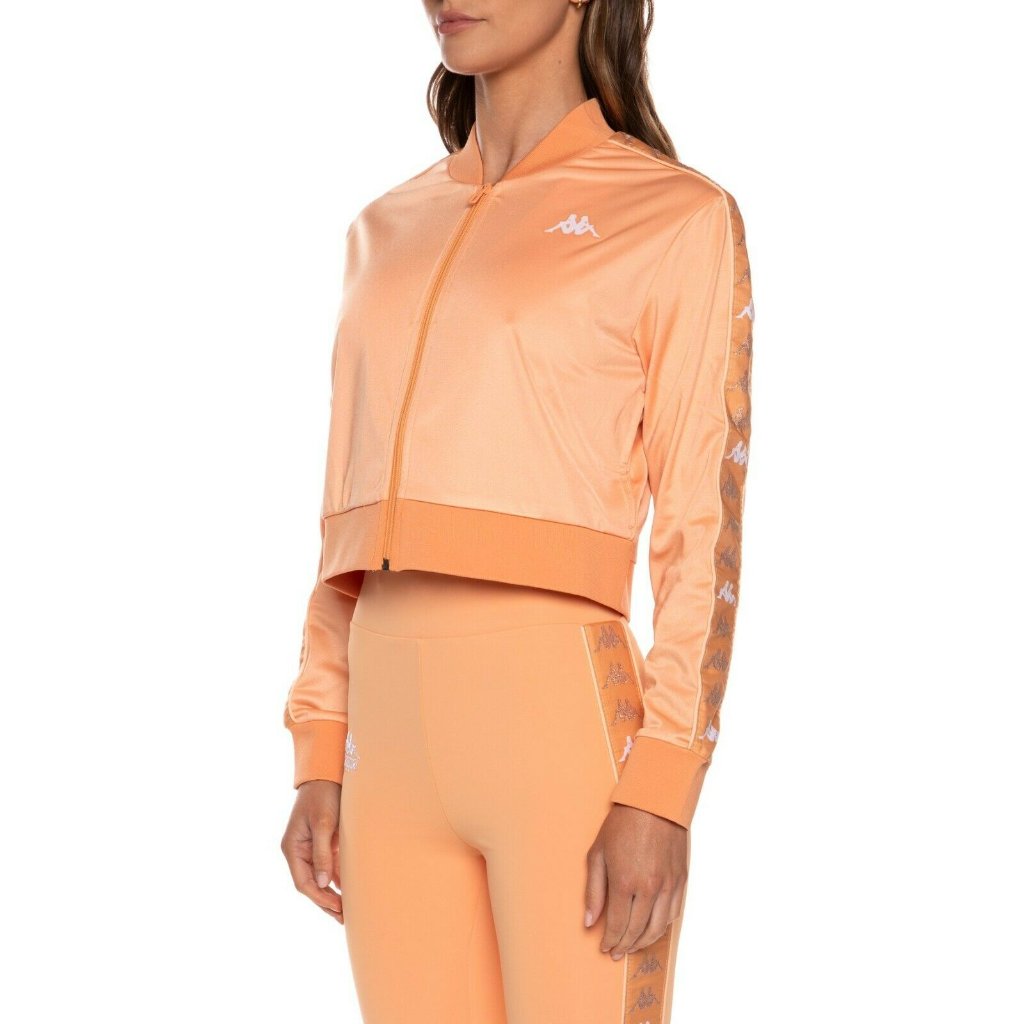 Kappa Banda Osbar Cropped Track Jacket Orange